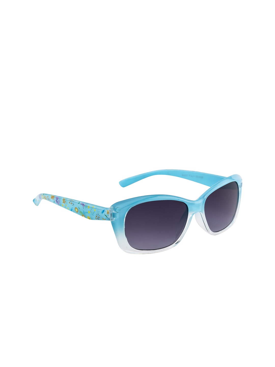 

YK Unisex Kids Square Sunglasses with UV Protected Lens YK-J8175, Blue