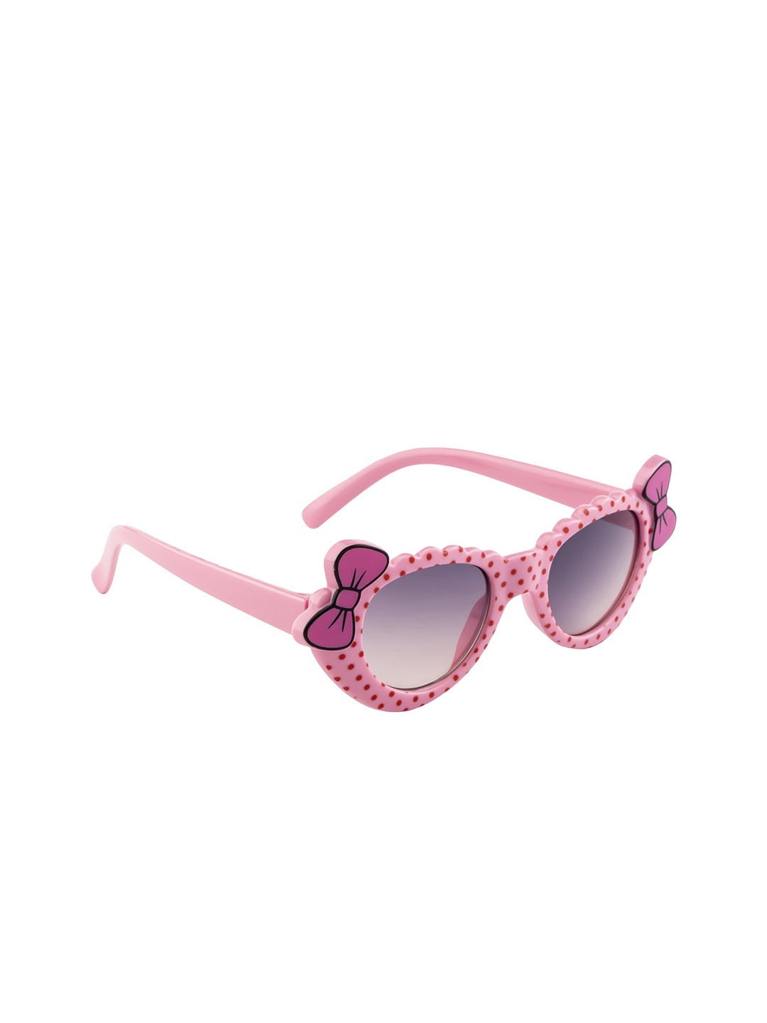 

YK Unisex Kids Oval Sunglasses with UV Protected Lens YK-J8136, Pink