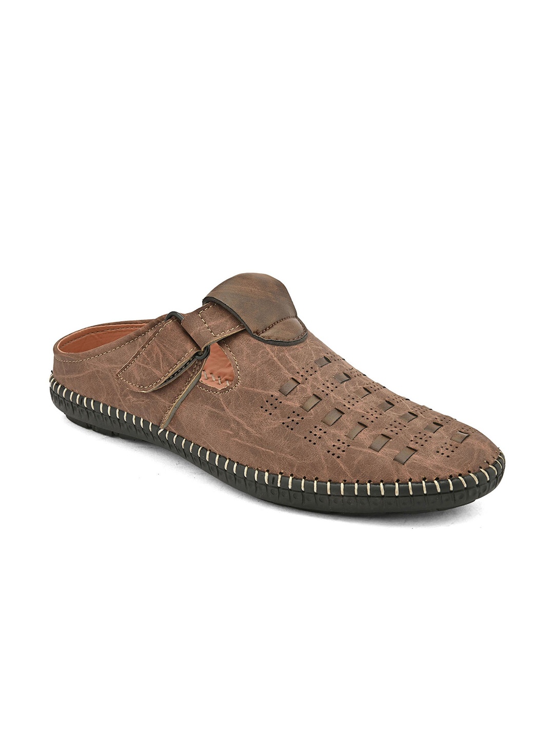 

Azzaro Black Men Shoe-Style Sandals, Brown