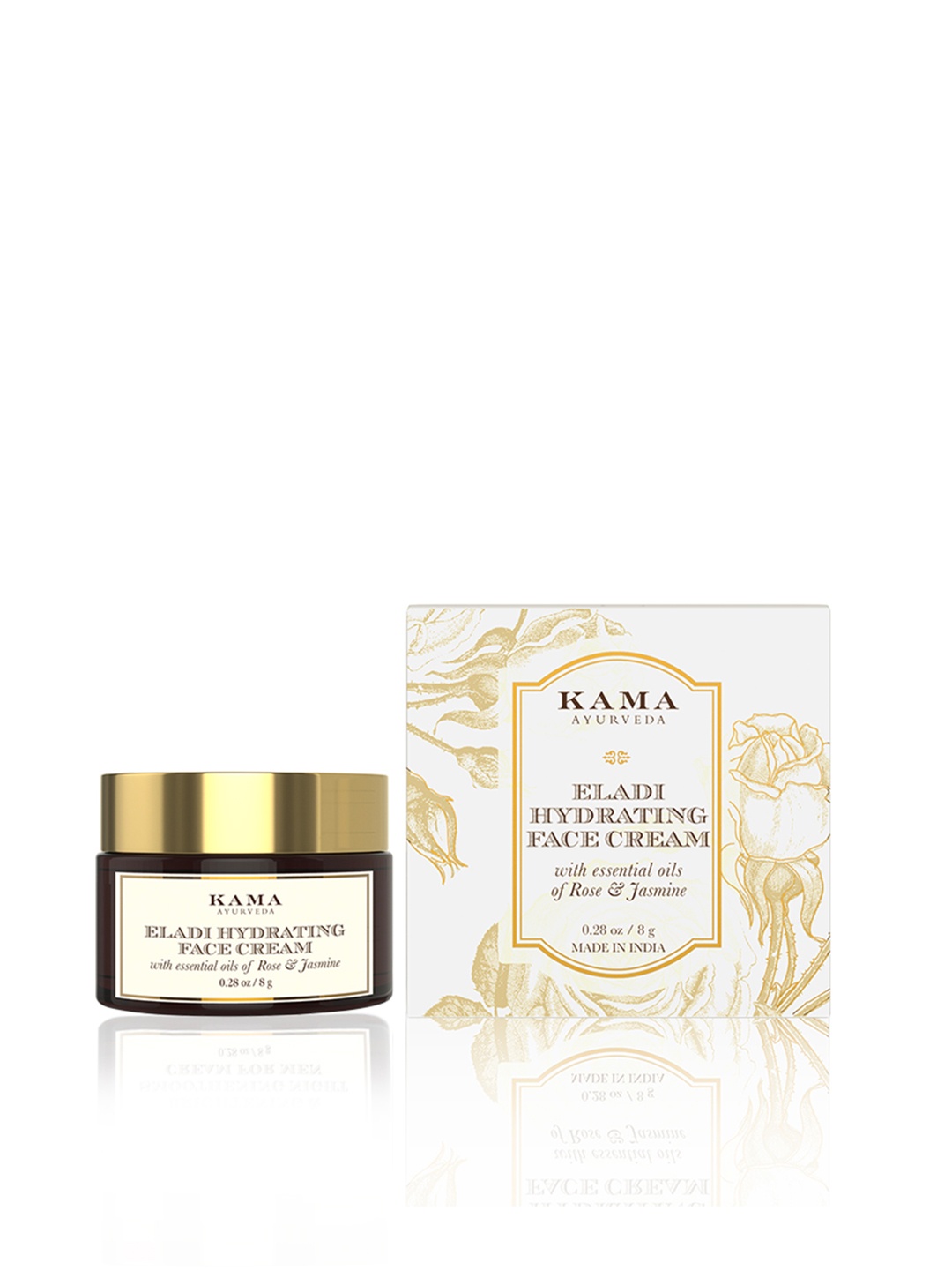 

KAMA AYURVEDA Eladi Hydrating Face Cream with Rose & Jasmine - 8 g, Beige