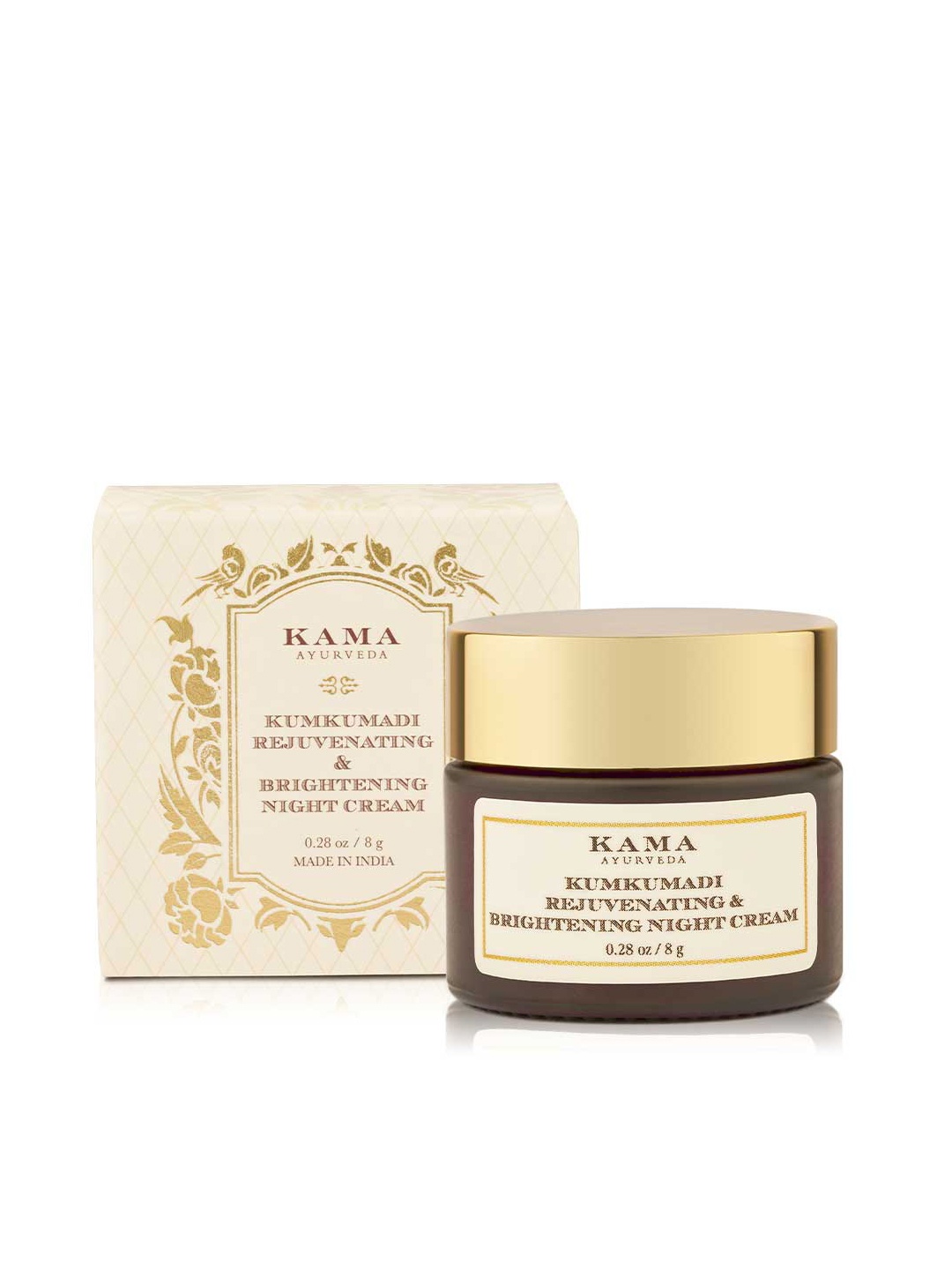 

KAMA AYURVEDA Kumkumadi Rejuvenating & Brightening Night Cream with Liquorice - 8 g, Beige