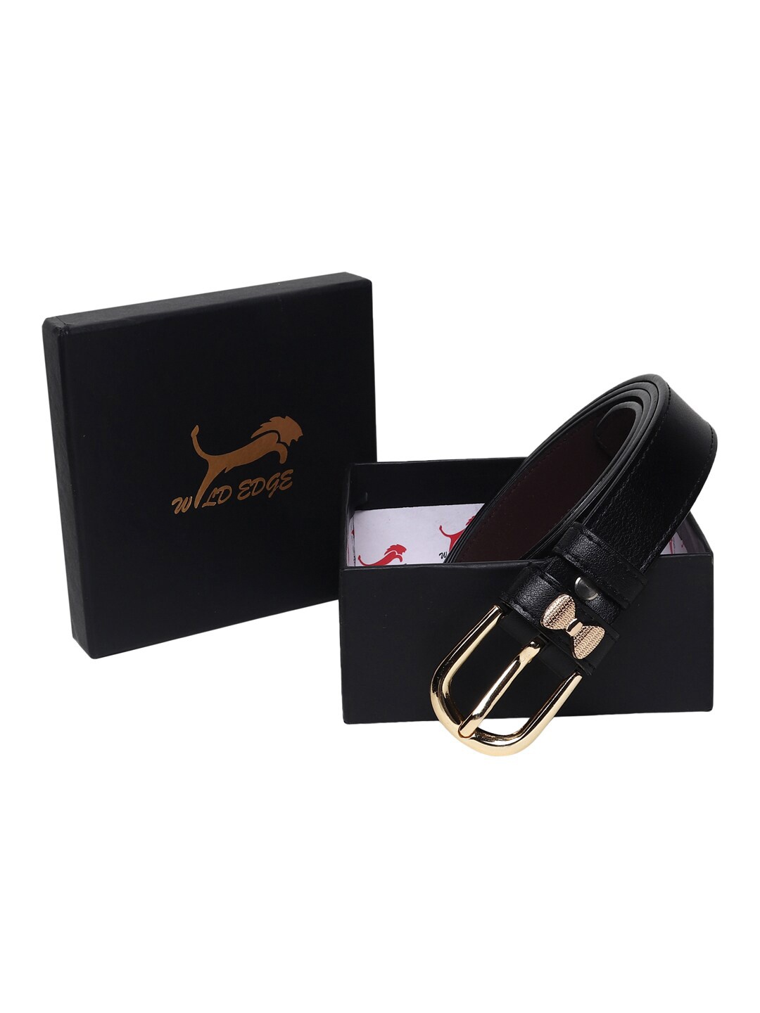 

WILD EDGE Women PU Belt, Black