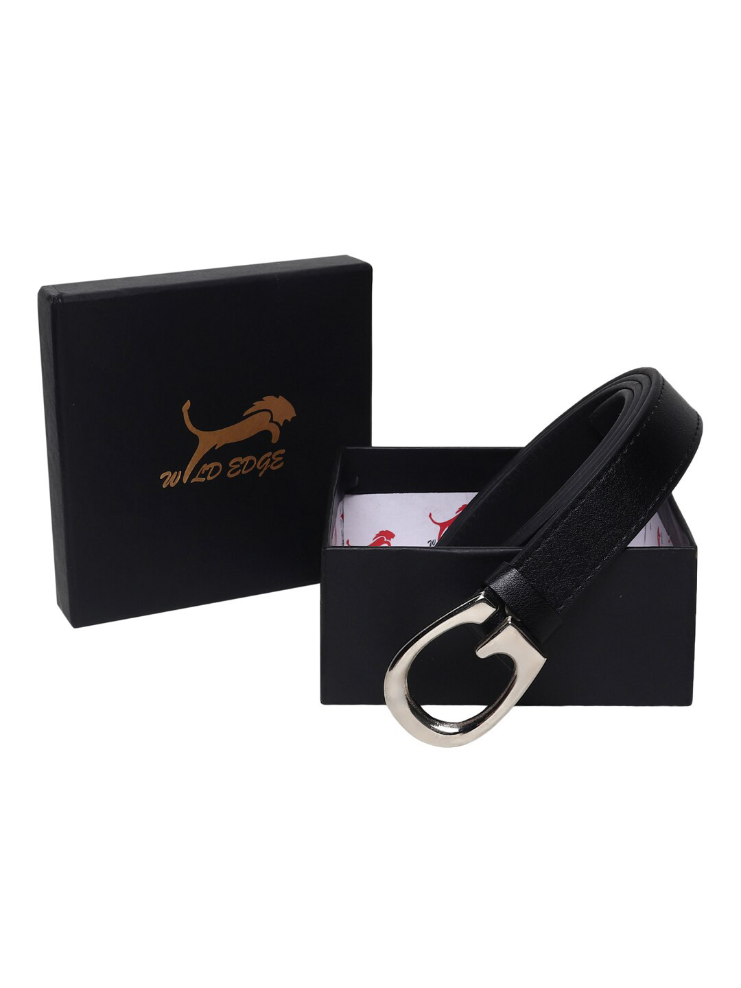 

WILD EDGE Women PU Belt, Black