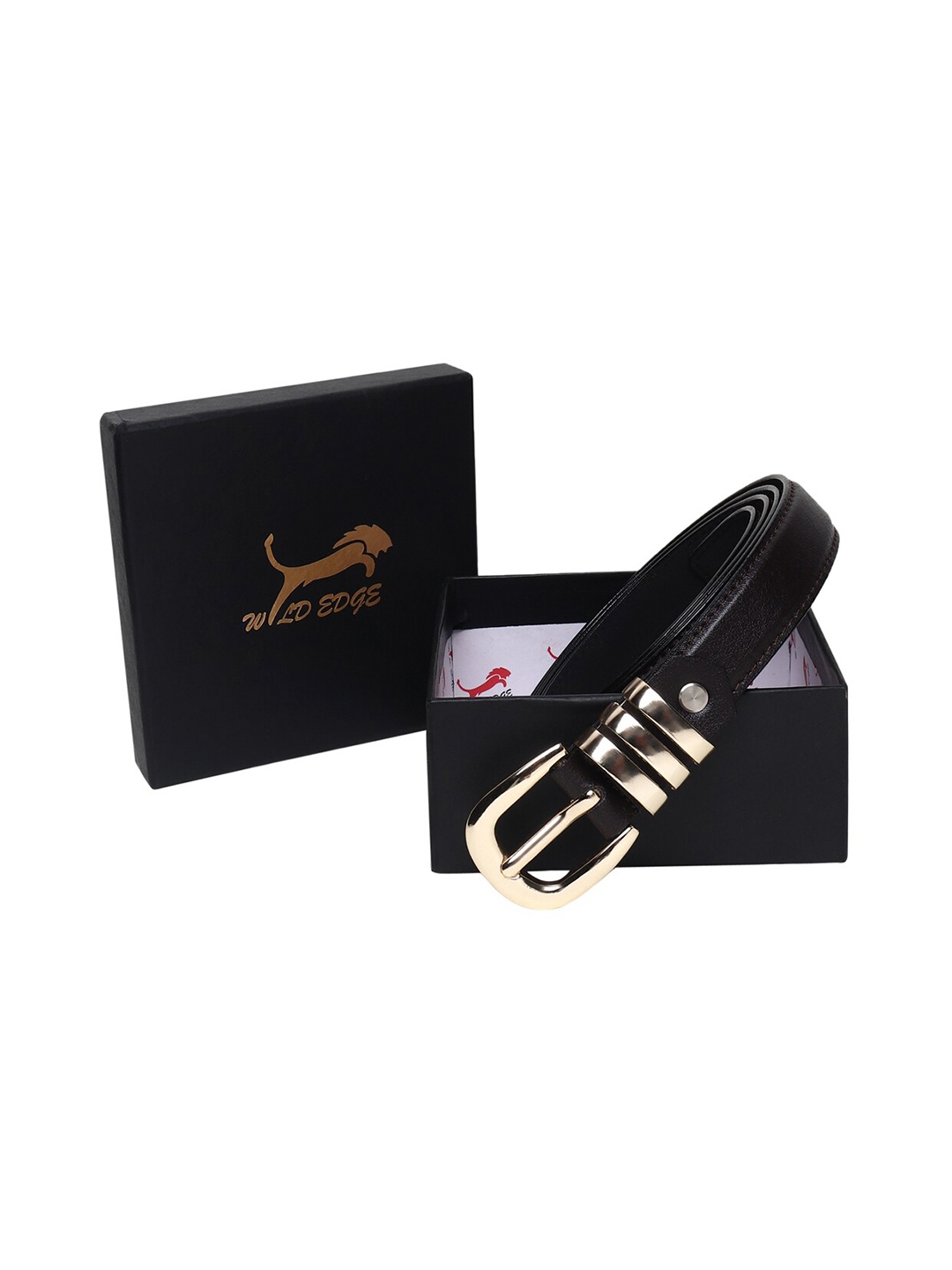 

WILD EDGE Women PU Belt, Black