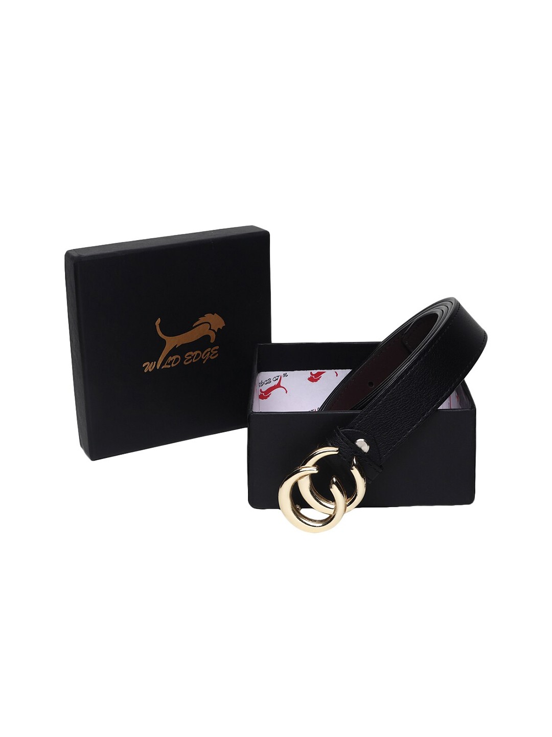 

WILD EDGE Women PU Belt, Black