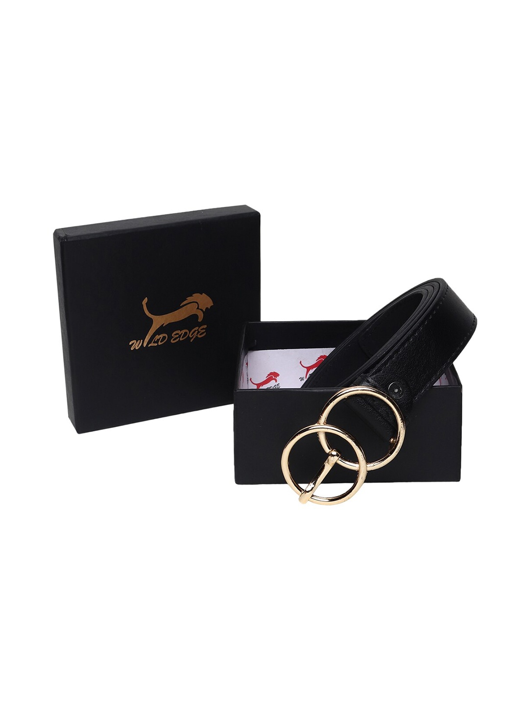 

WILD EDGE Women PU Belt, Black