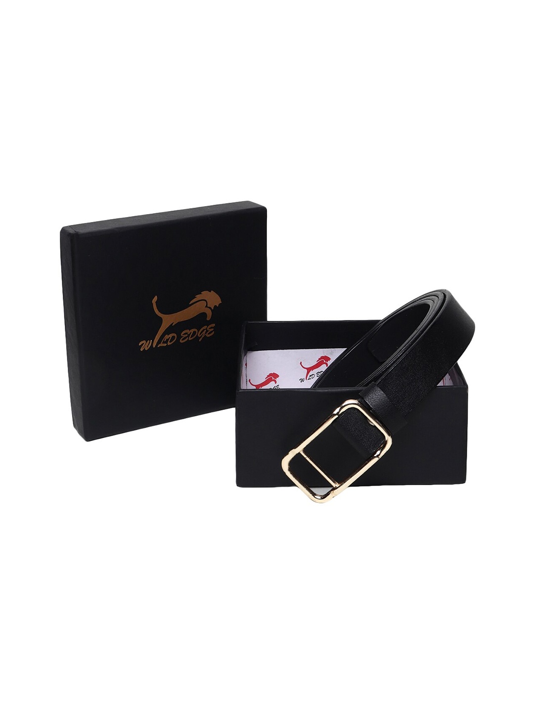 

WILD EDGE Women PU Belt, Black