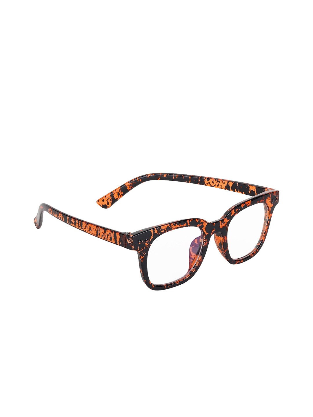

ALIGATORR Unisex Wayfarer Sunglasses with UV Protected Lens AGR_WAYFARER_ORA, Orange
