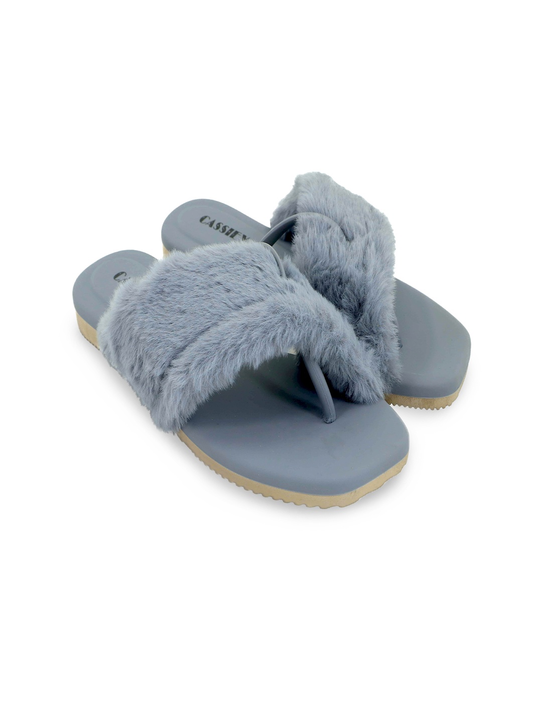 

CASSIEY Women Rubber Room Slippers, Grey