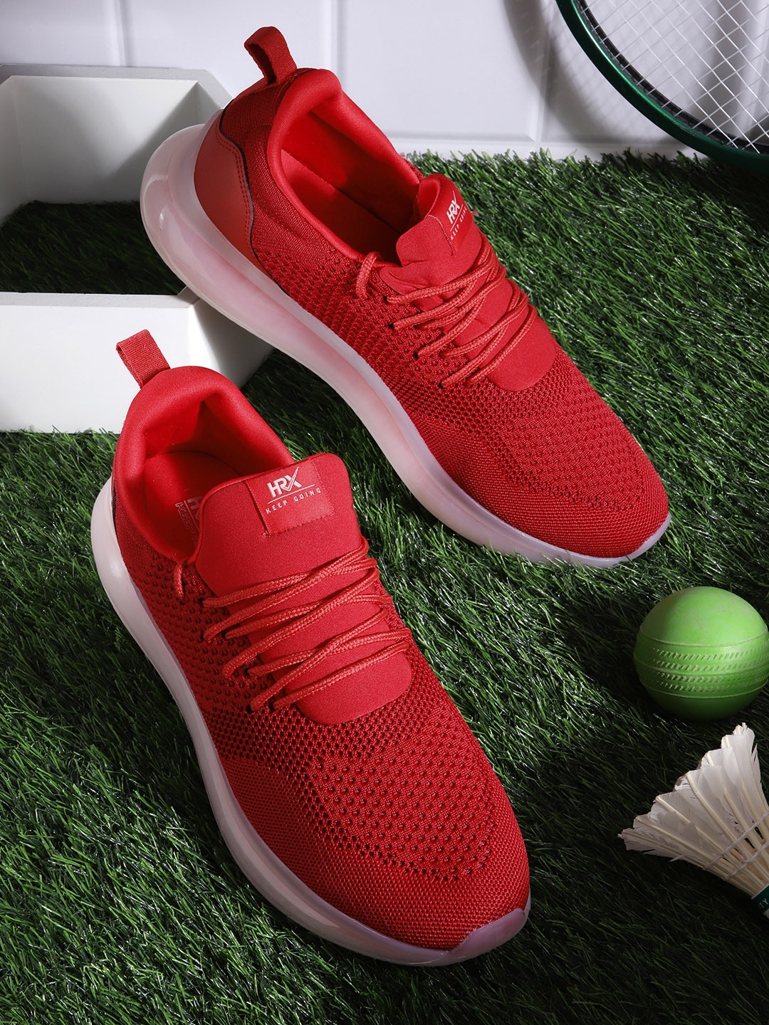 

HRX by Hrithik Roshan Men Urban Street Athleisure Shoe, Red