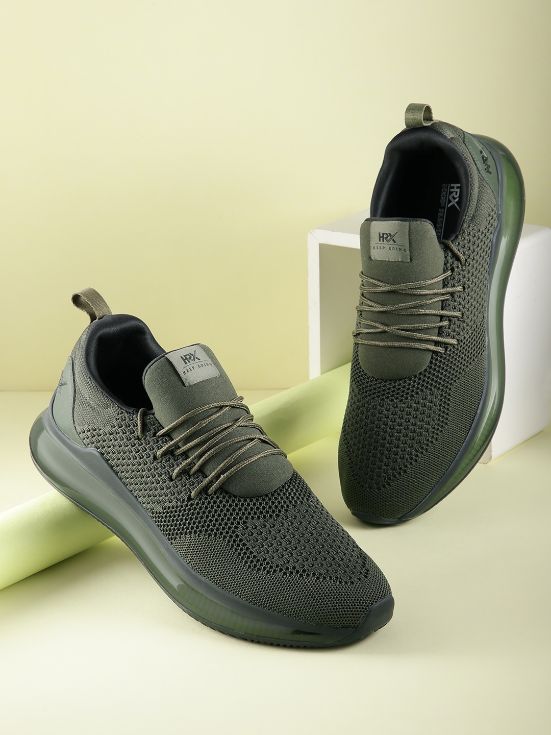 

HRX by Hrithik Roshan Men Urban Street Athleisure Shoe, Olive
