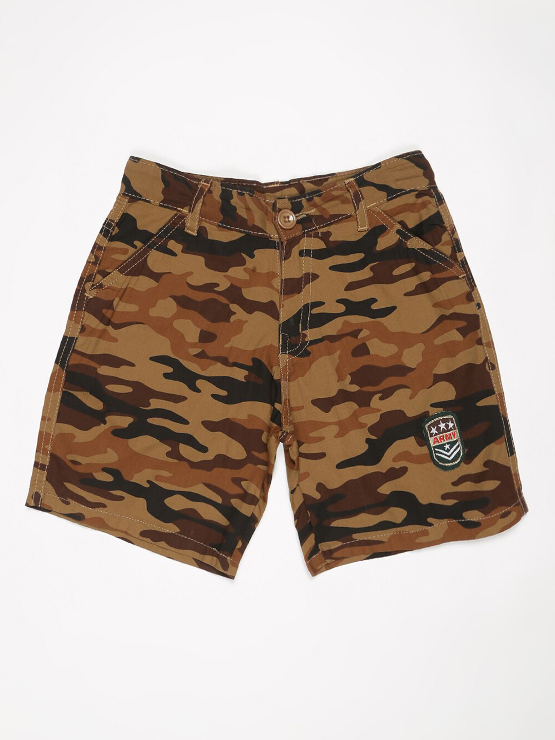 

V2 Value & Variety Boys Camouflage Printed Outdoor Shorts, Beige