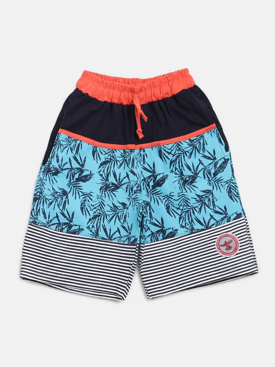 

V2 Value & Variety Boys Printed Outdoor Cotton Shorts, Blue