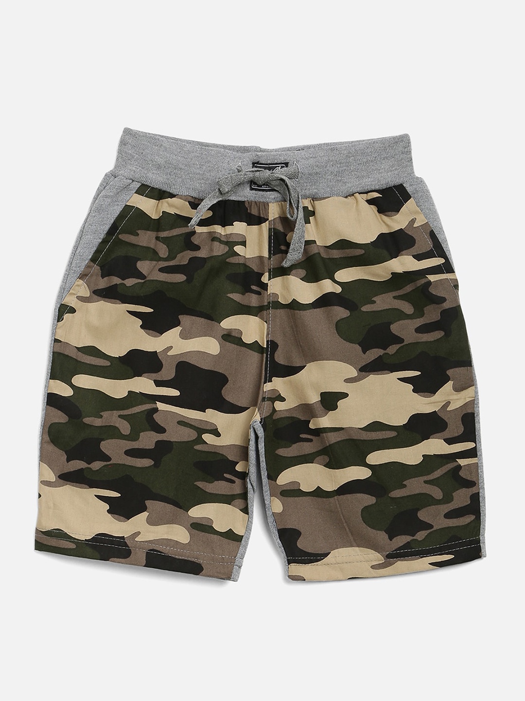 

V2 Value & Variety Boys Brown Camouflage Printed Cotton Outdoor Shorts