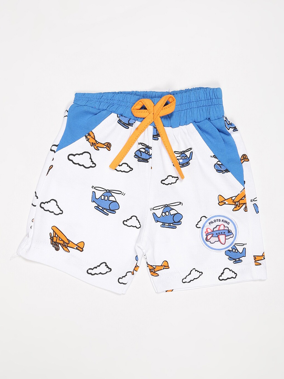 

V2 Value & Variety Boys Blue Conversational Printed Outdoor Shorts