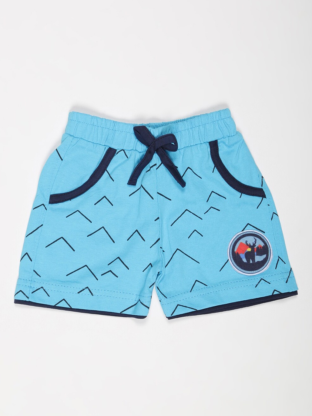 

V2 Value & Variety Boys Blue Printed Outdoor Shorts