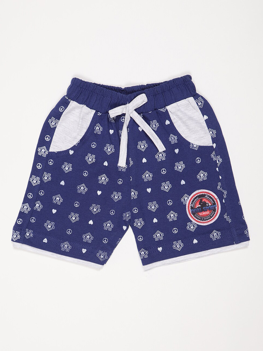 

V2 Value & Variety Boys Cotton Printed Outdoor Shorts, Blue