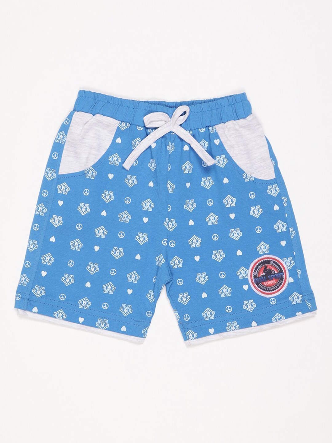 

V2 Value & Variety Boys Printed Cotton Outdoor Shorts, Blue
