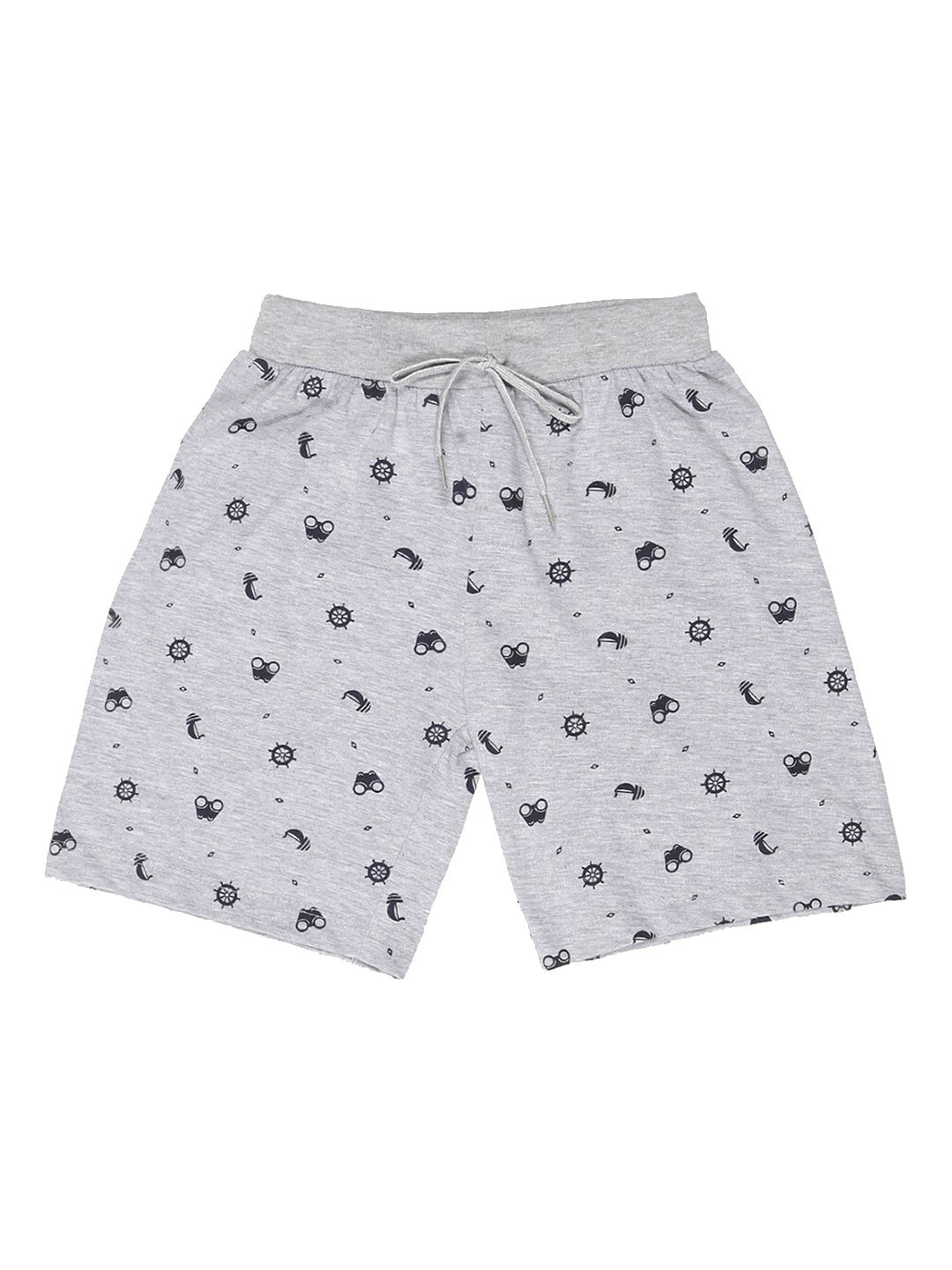 

V2 Value & Variety Boys Conversational Printed Cotton Outdoor Shorts, Grey