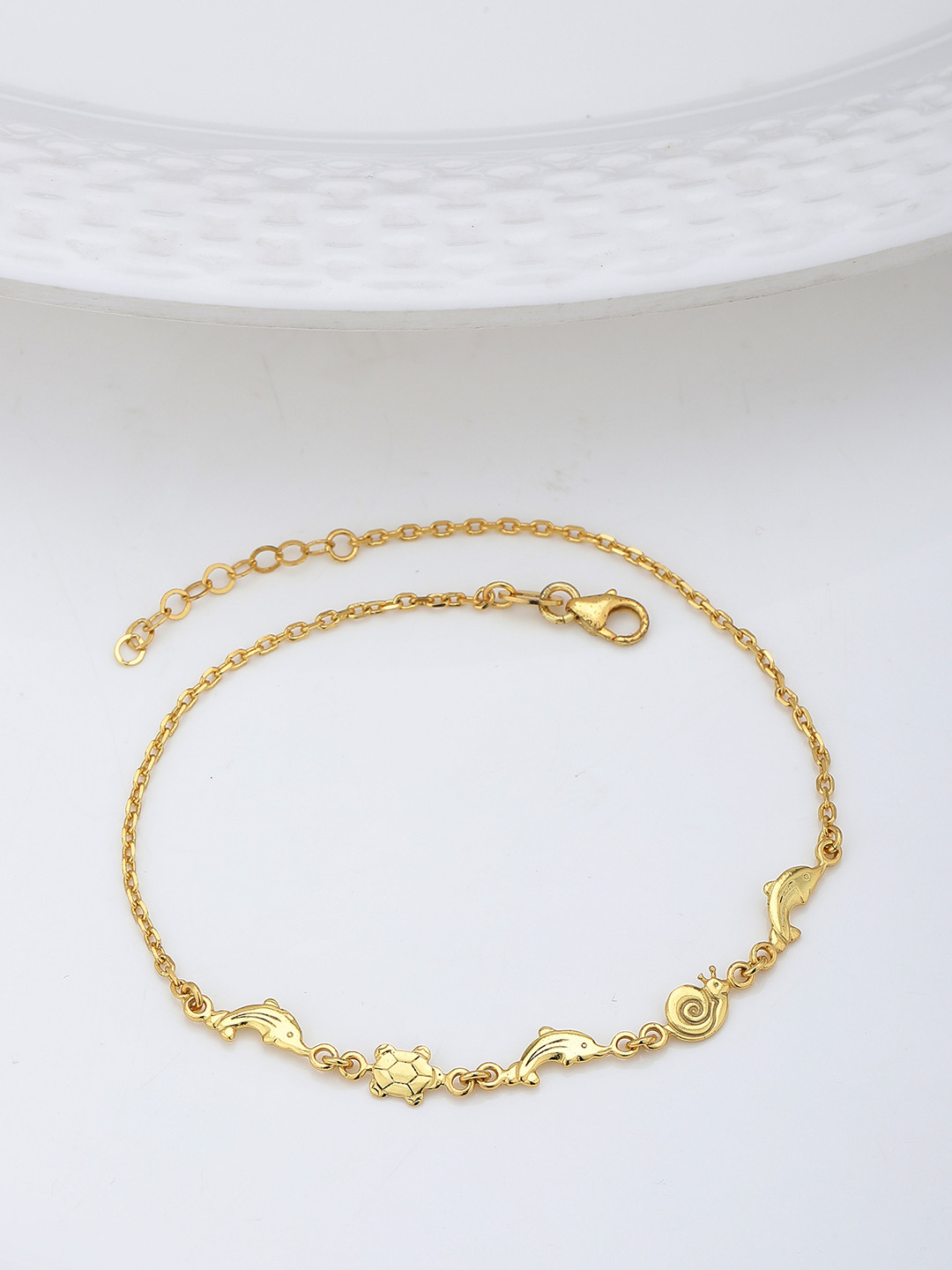 

Carlton London Gold-Plated Brass Anklet
