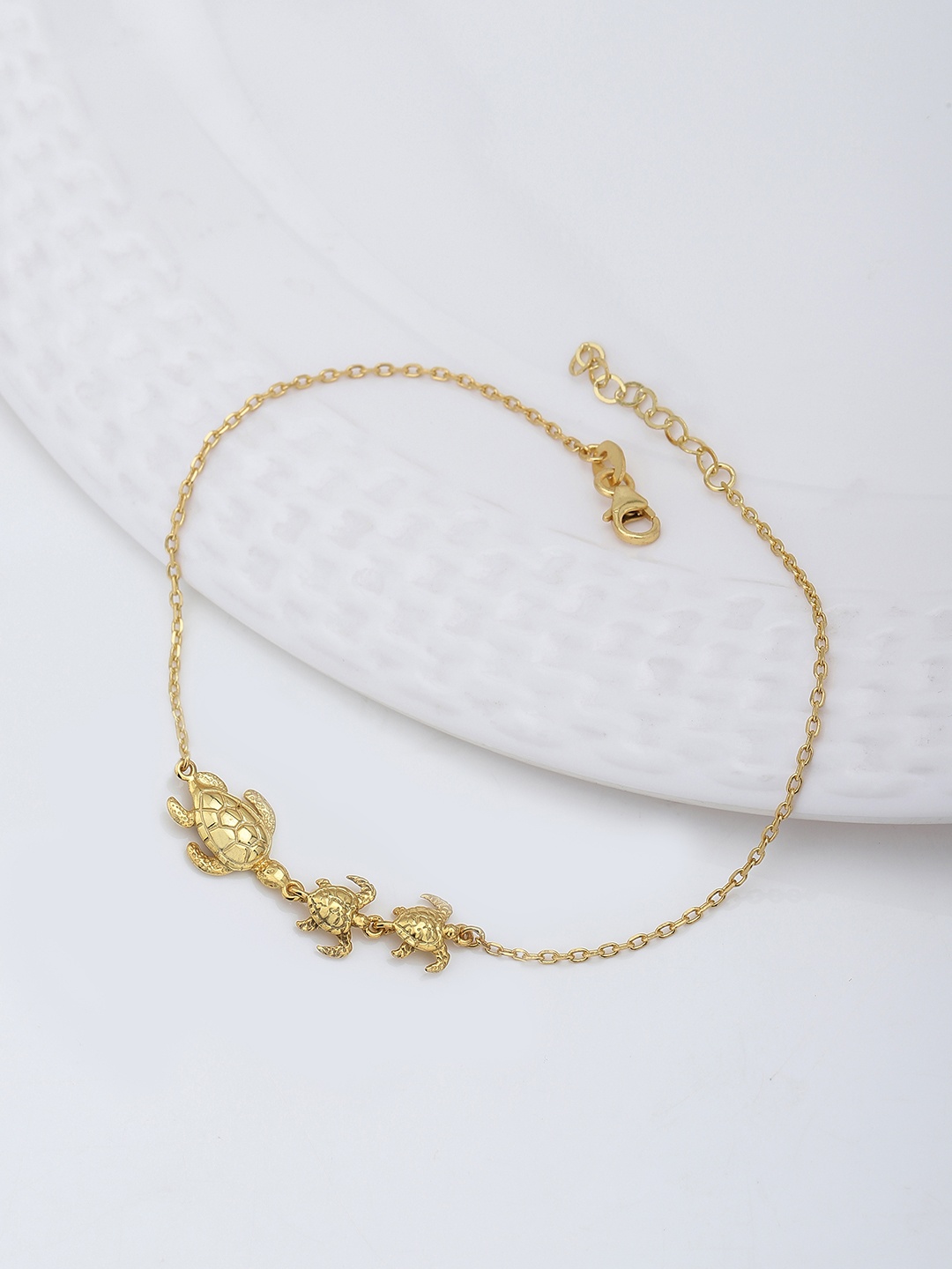 

Carlton London Women Gold-Plated Anklet