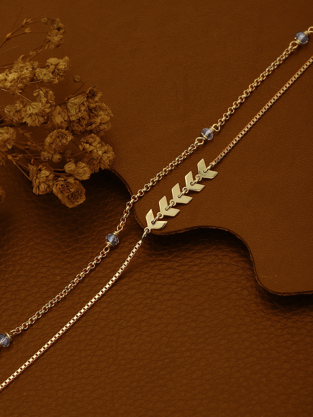 

Carlton London Gold-Plated Brass Anklet