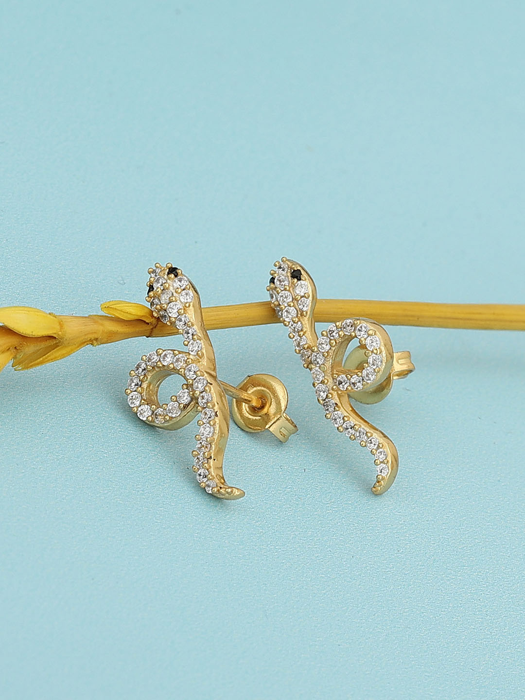 

Carlton London Animal Shaped Gold-Plated Studs