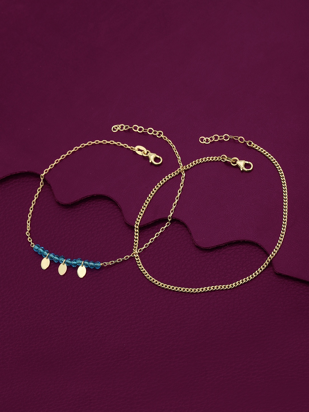 

Carlton London Gold-Plated Brass Anklet