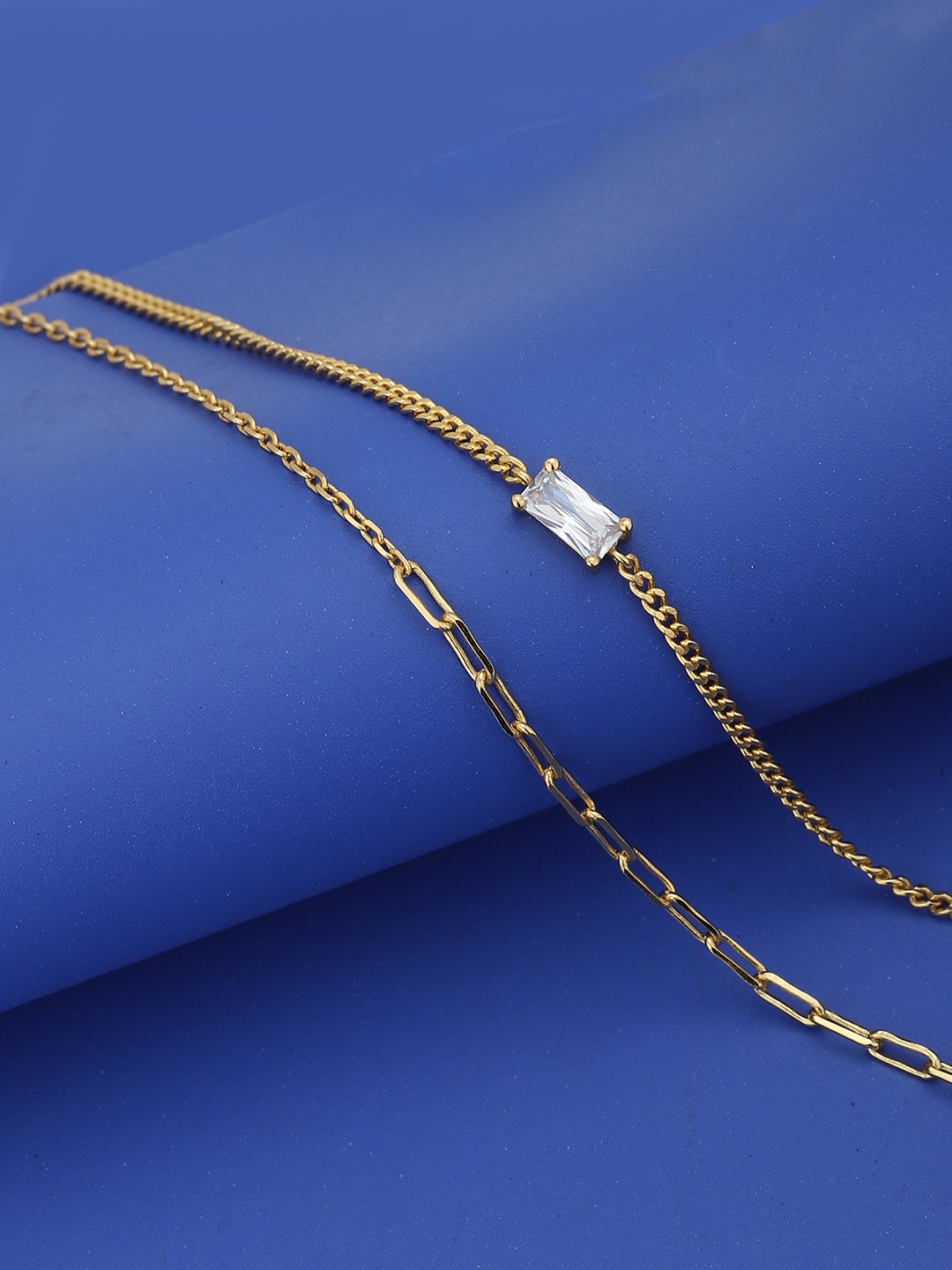 

Carlton London Gold-Plated Brass Anklet