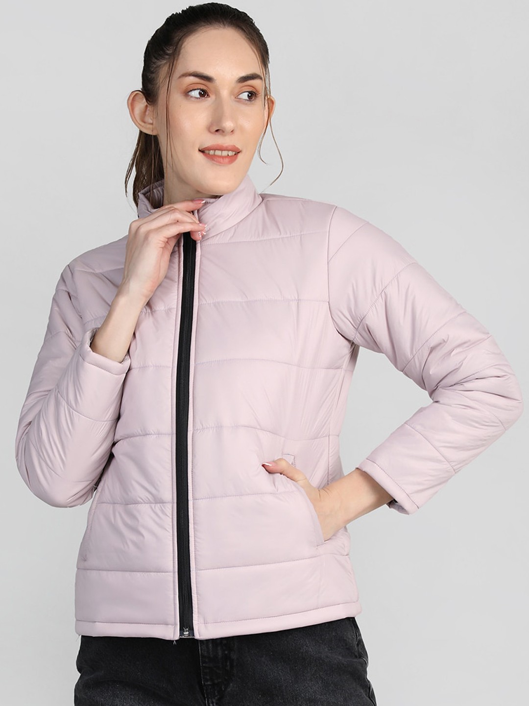 

CHKOKKO Women Lightweight Outdoor Padded Jacket, Pink
