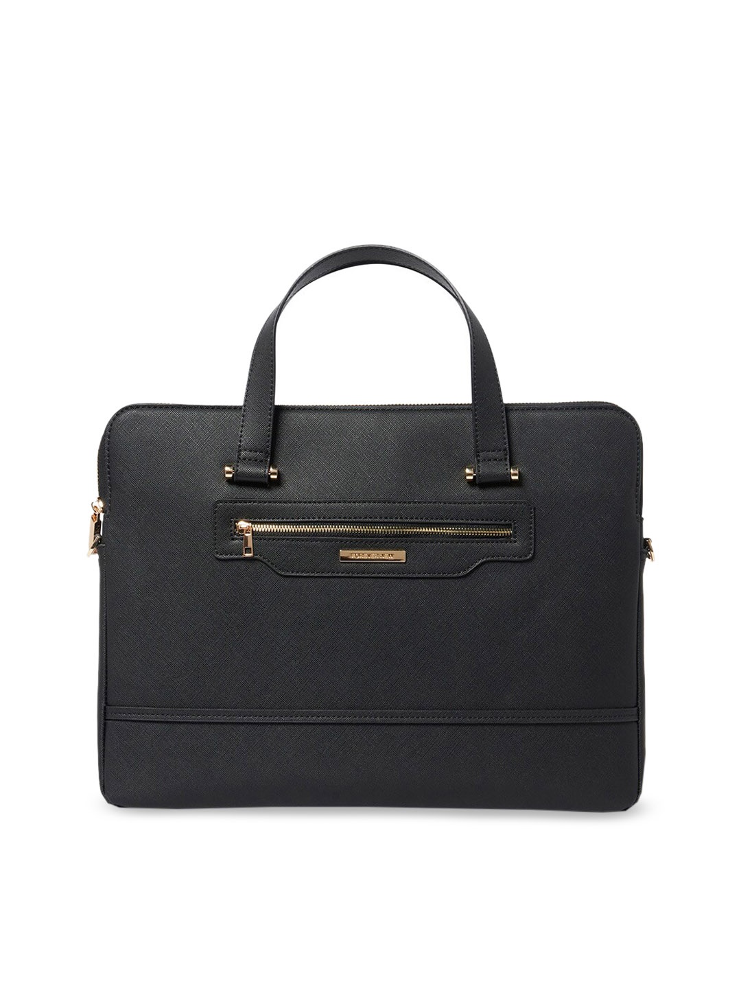 

Forever New Black PU Structured Handheld Bag