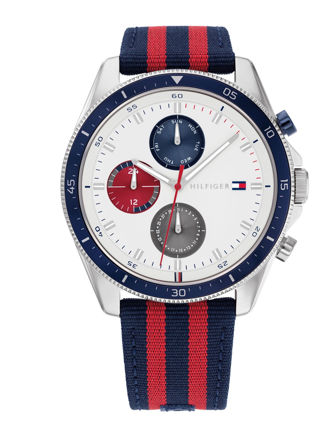 

Tommy Hilfiger Men Straps Analogue Watch TH1792035, Blue