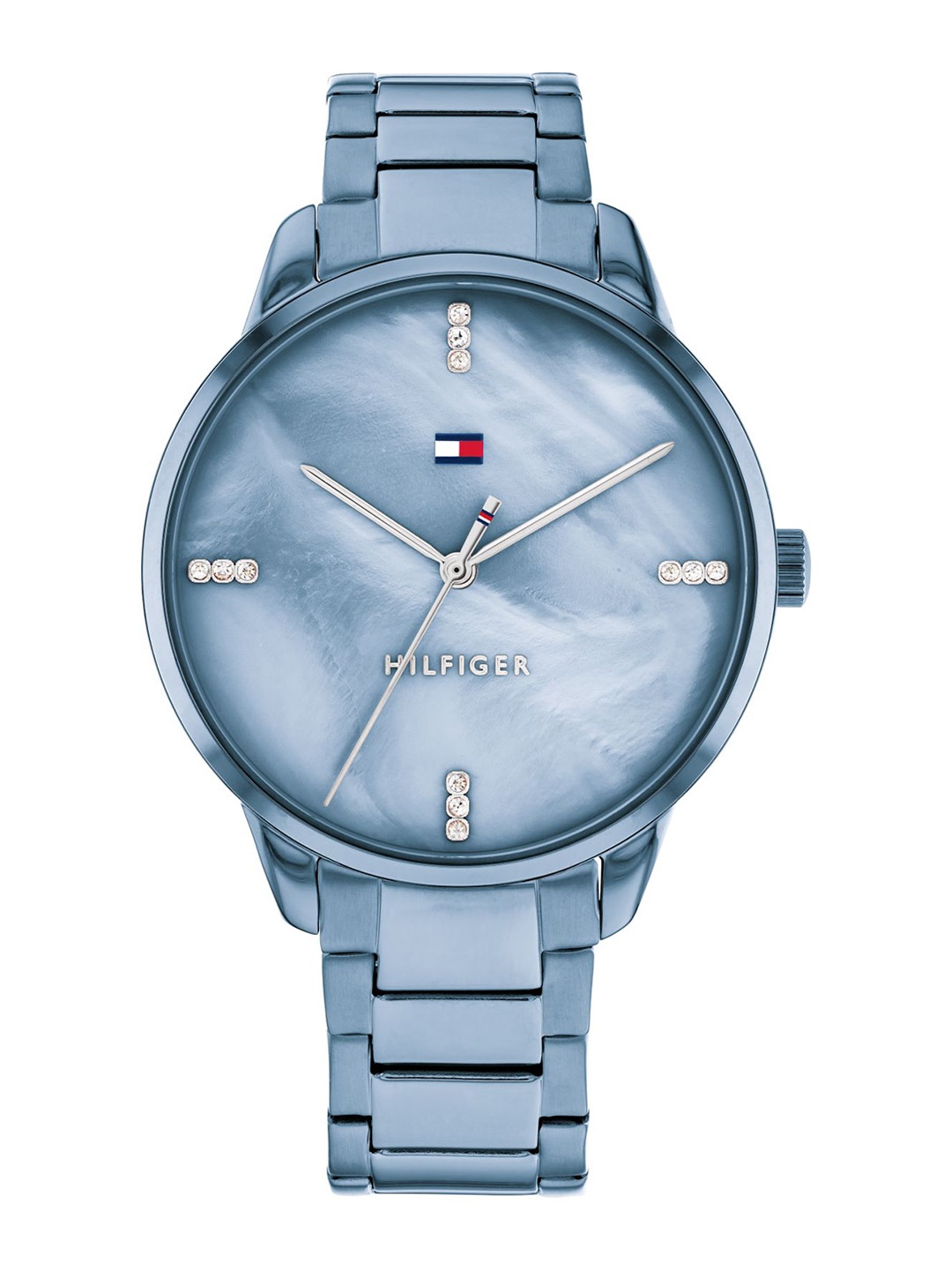 

Tommy Hilfiger Women Embellished Stainless Steel Bracelet Style Analogue Watch TH1782547, Blue