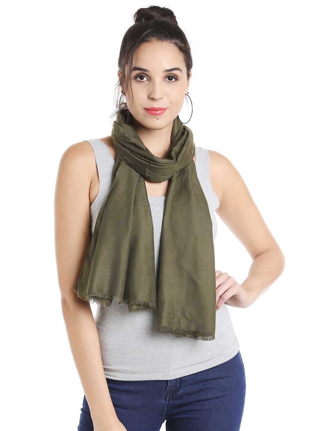 

Noi Olive Green Shawl