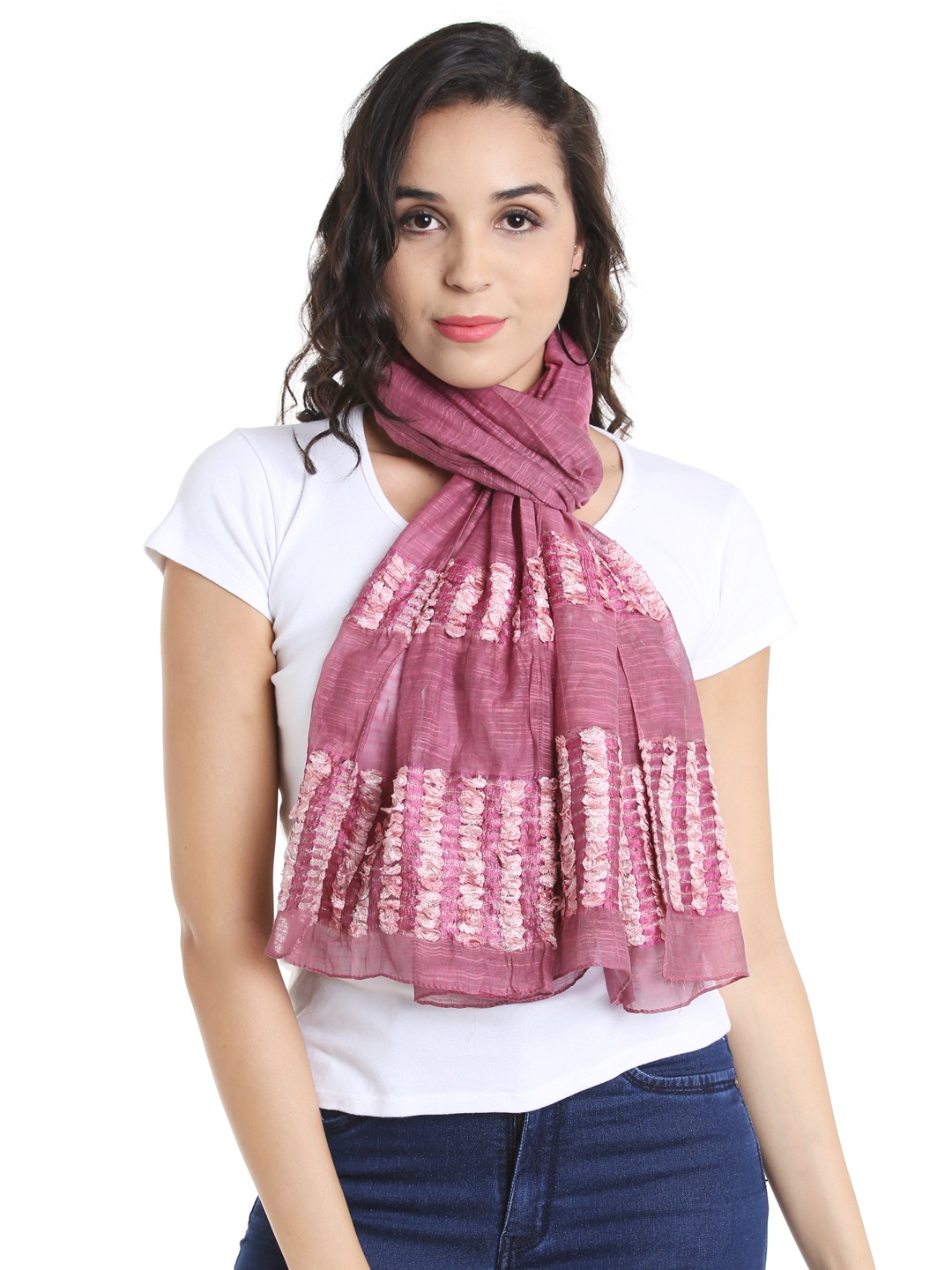 

Noi Pink Woven Stole