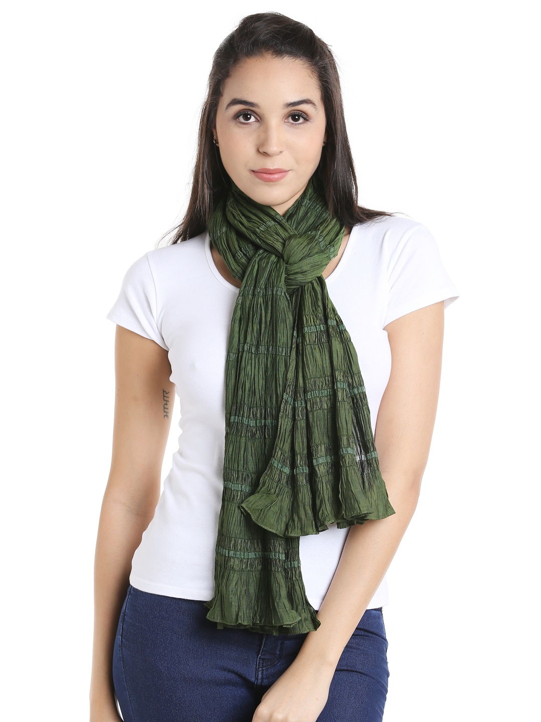 

Noi Olive Green Shawl