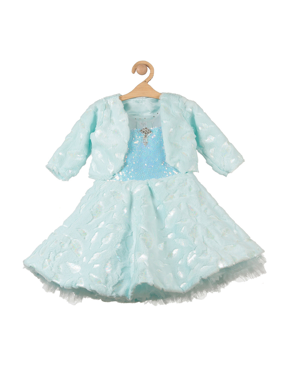 

Lil Lollipop Sequined Dress, Blue