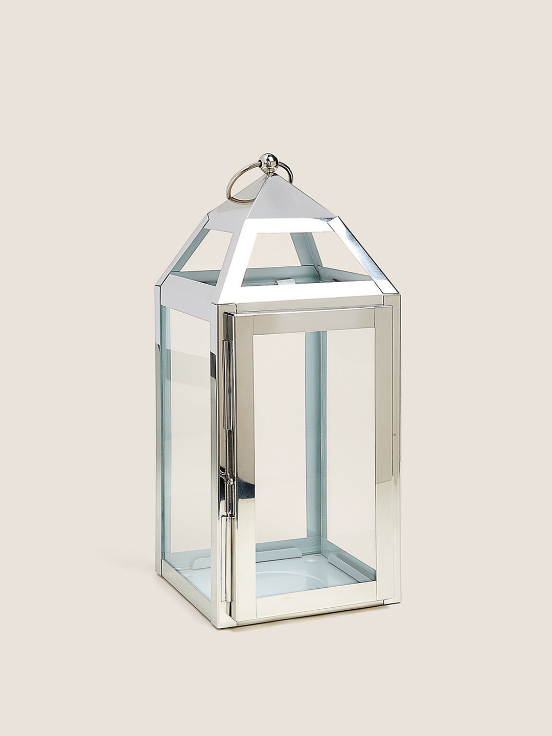 

Marks & Spencer Silver Metal Lantern Table Lamp