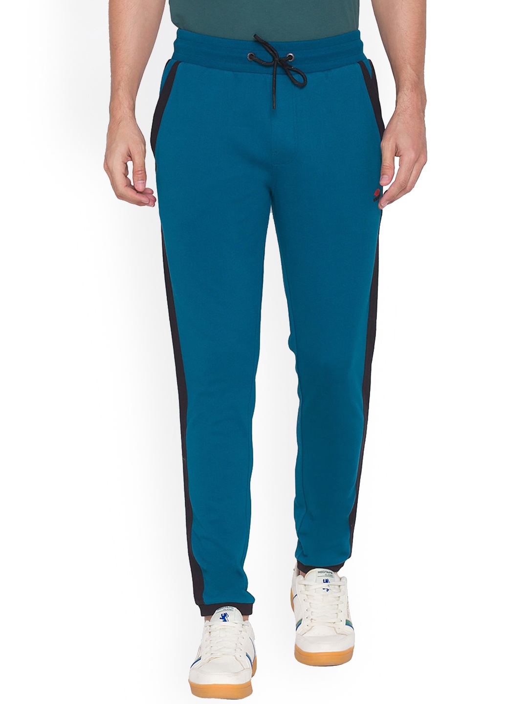 

Being Human Men Cotton Track Pants, Teal