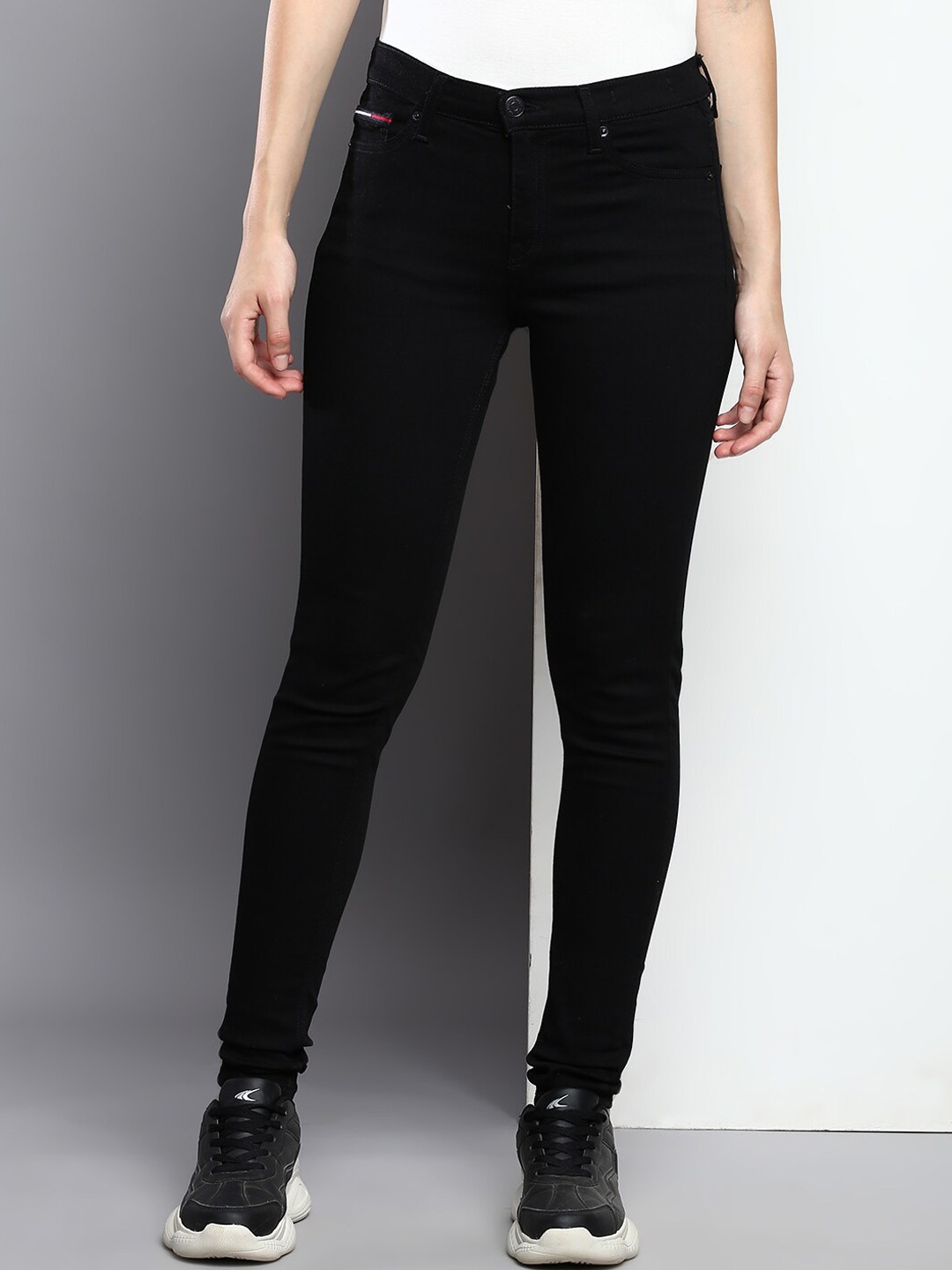 

Tommy Hilfiger Women Skinny Fit Jeans, Black