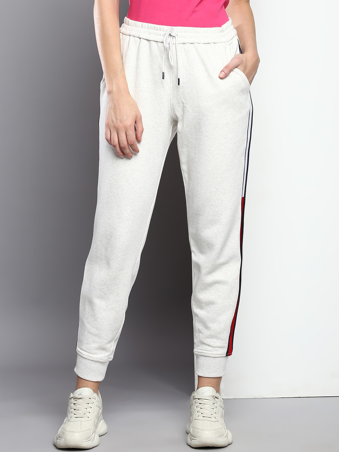 

Tommy Hilfiger Women Cotton Jogger, Grey