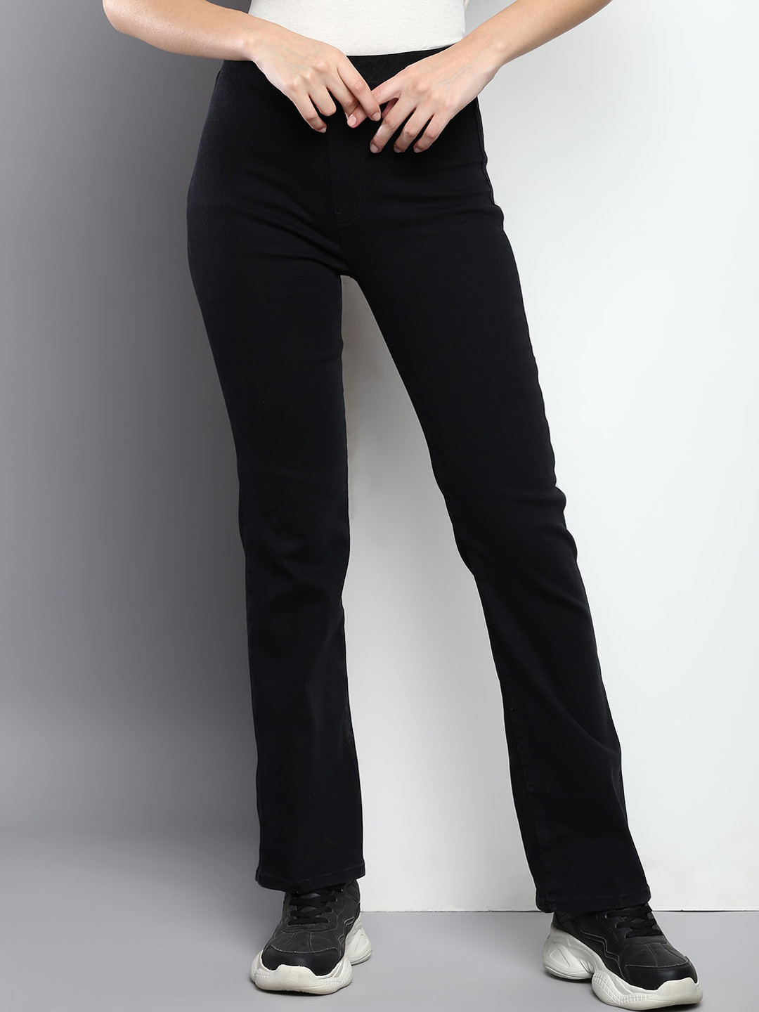 

Tommy Hilfiger Women Bootcut Jeans, Black