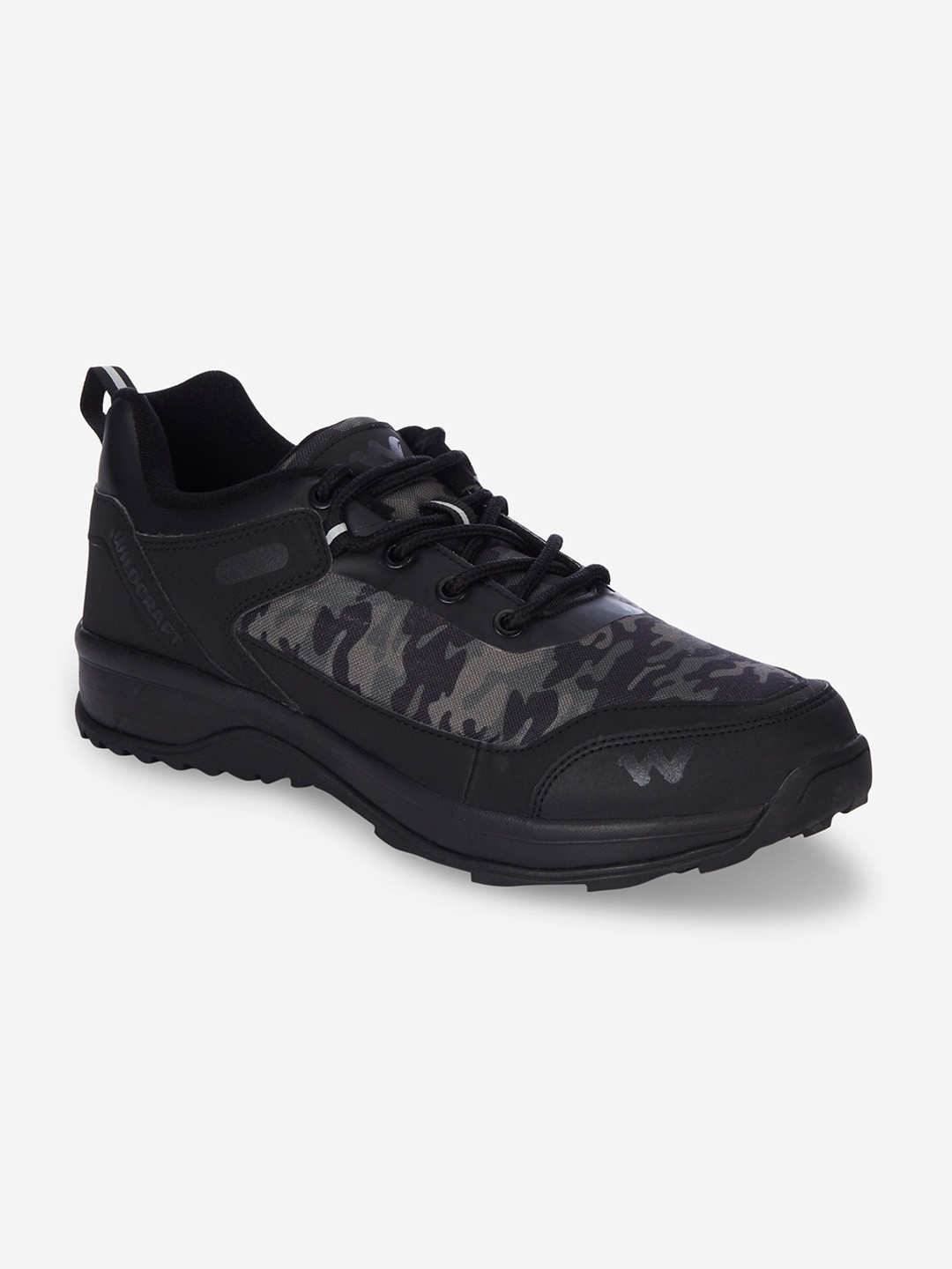

Wildcraft Men Camouflage Print Sneakers, Black