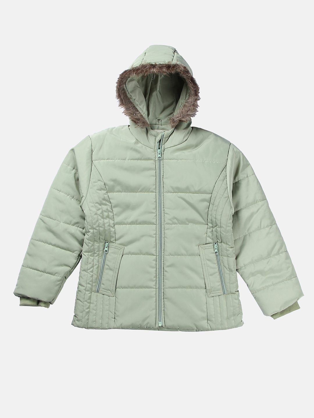 

GOJI Girls Puffer Jacket, Sea green