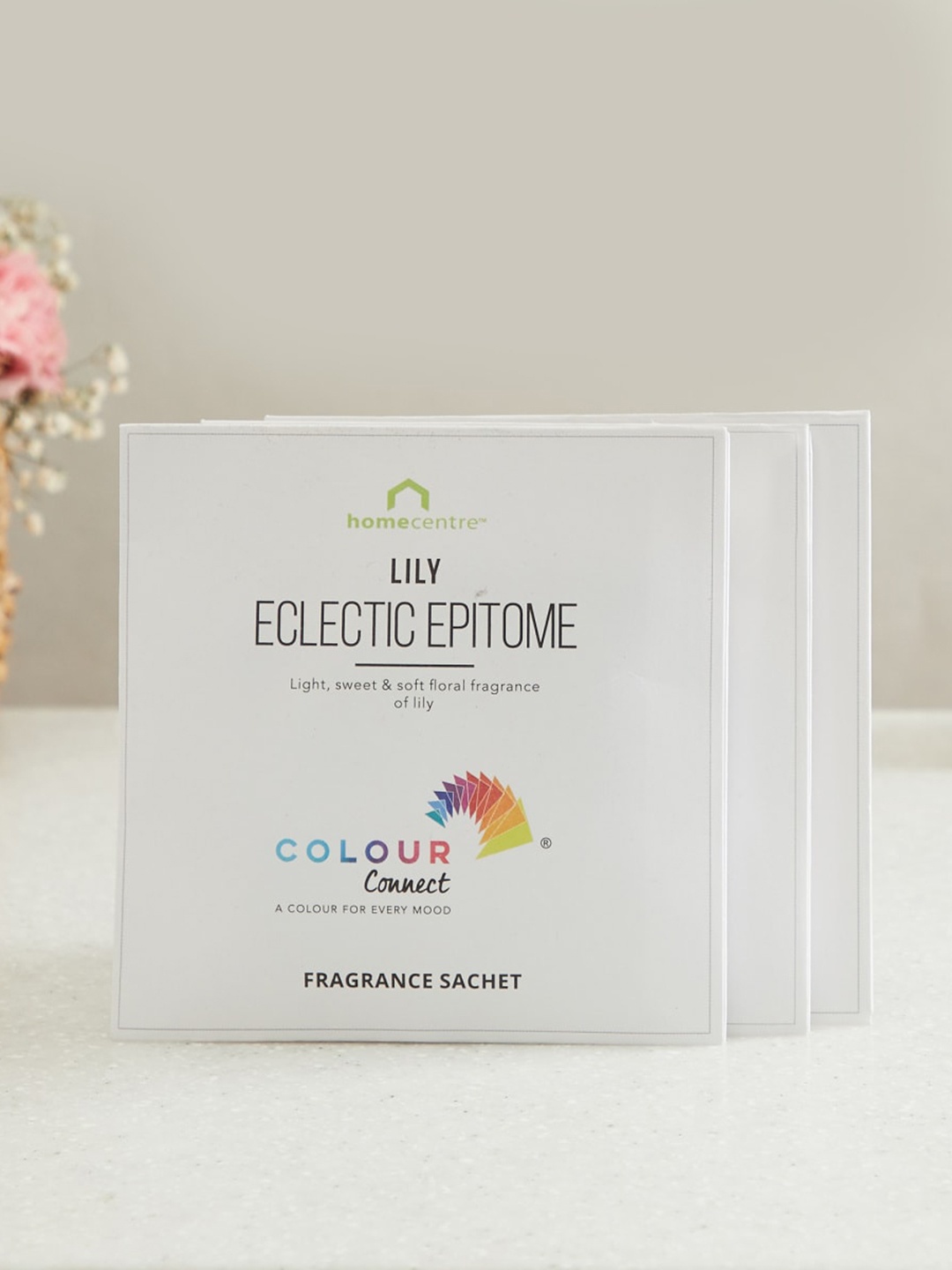 

Home Centre Colour Connect Set Of 3 White Lily Aromatic Fabric Sachets