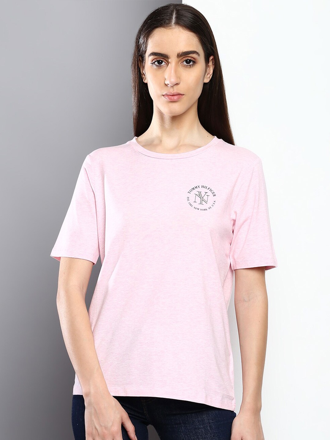 

Tommy Hilfiger Women Cotton T-shirt, Pink