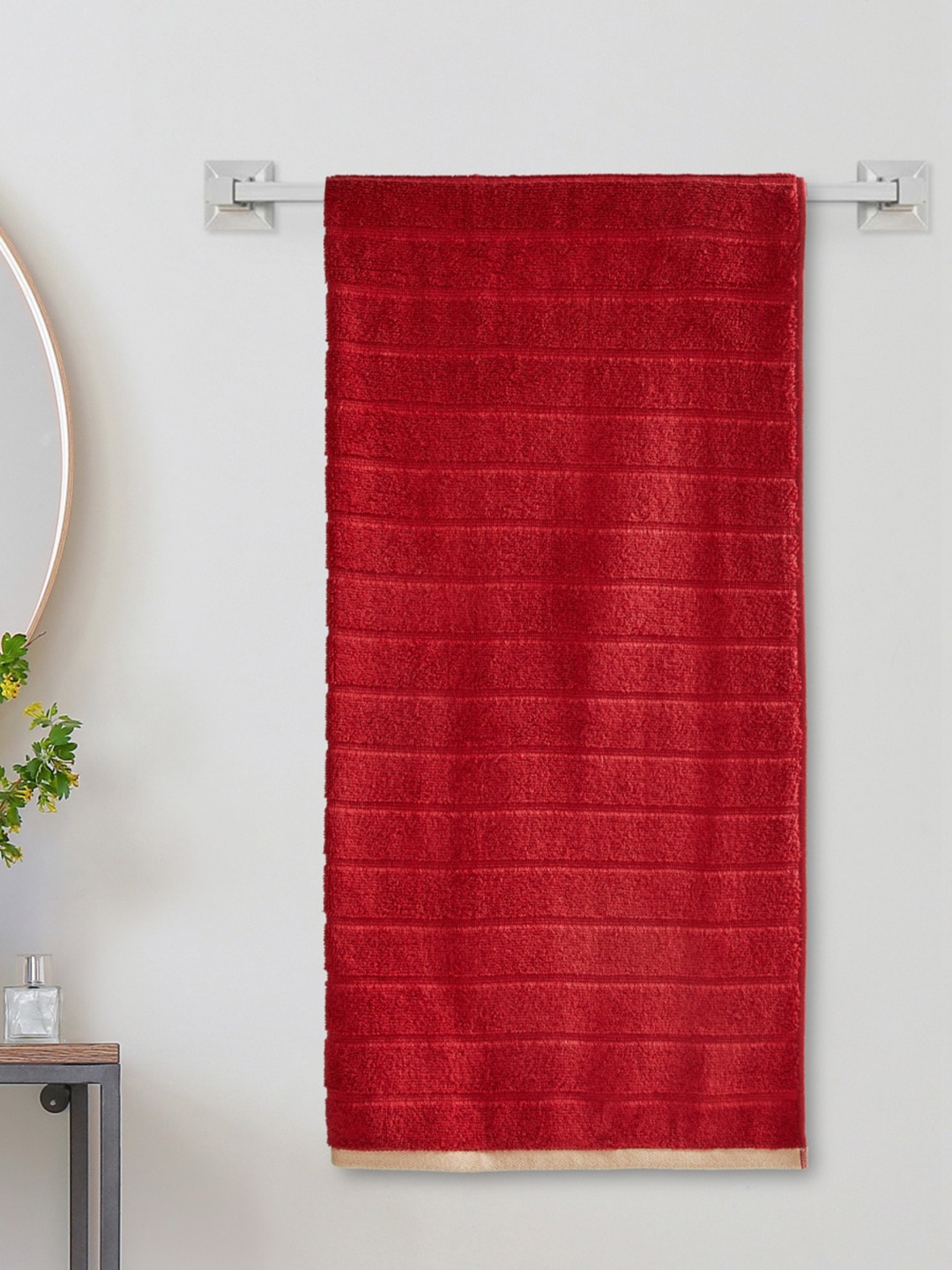 

Home Centre Cotton 250 GSM Bath Towel, Red
