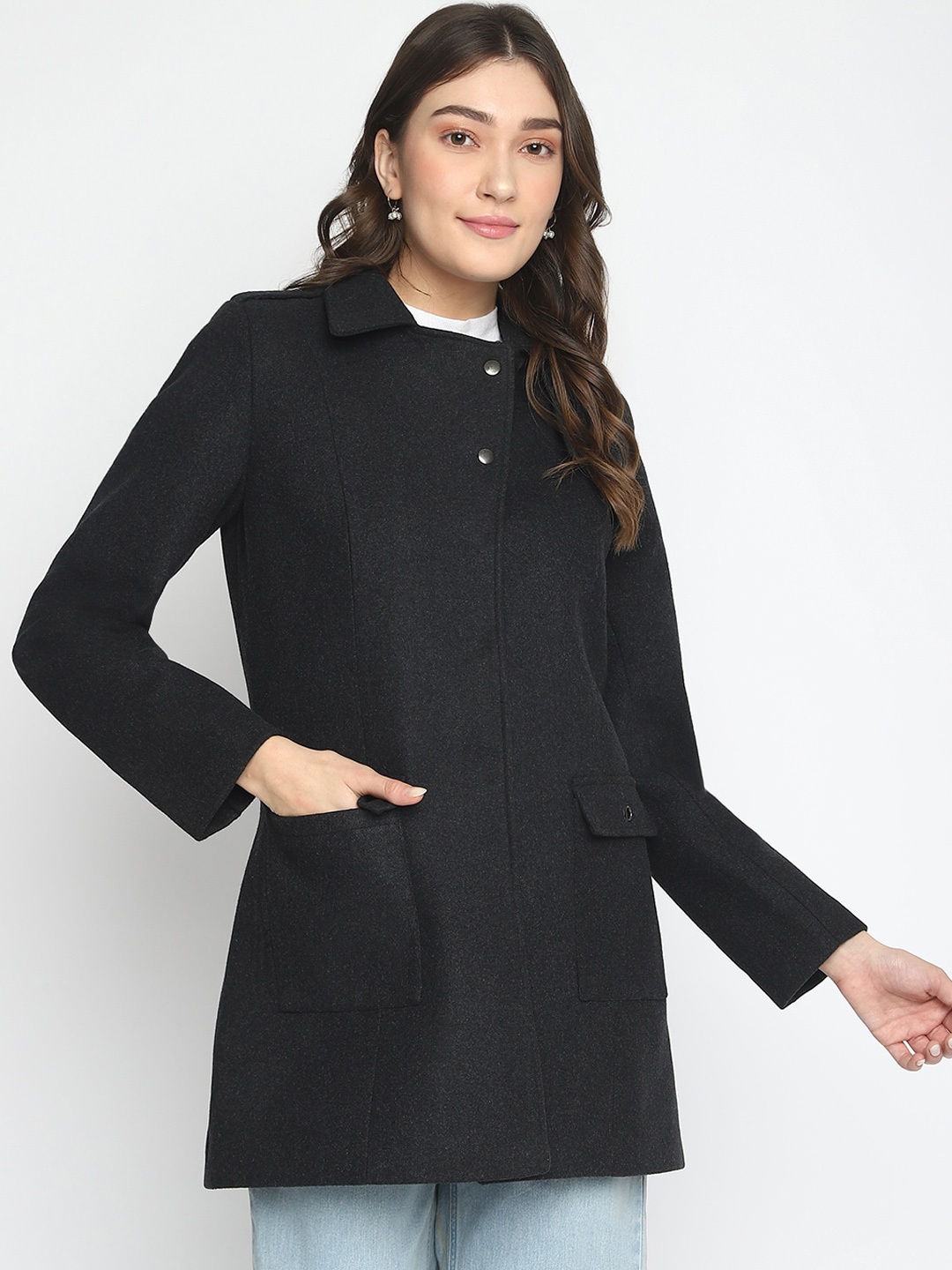 

Latin Quarters Women Overcoat, Black