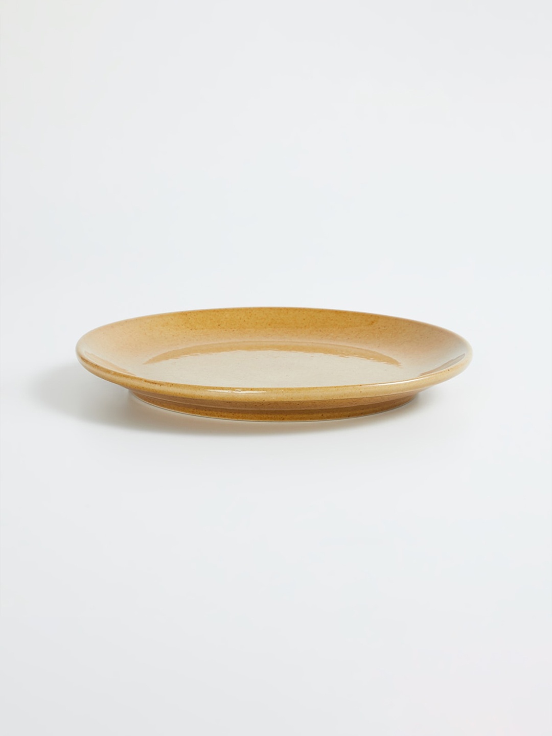 

Home Centre Yellow Stoneware Serving Plate