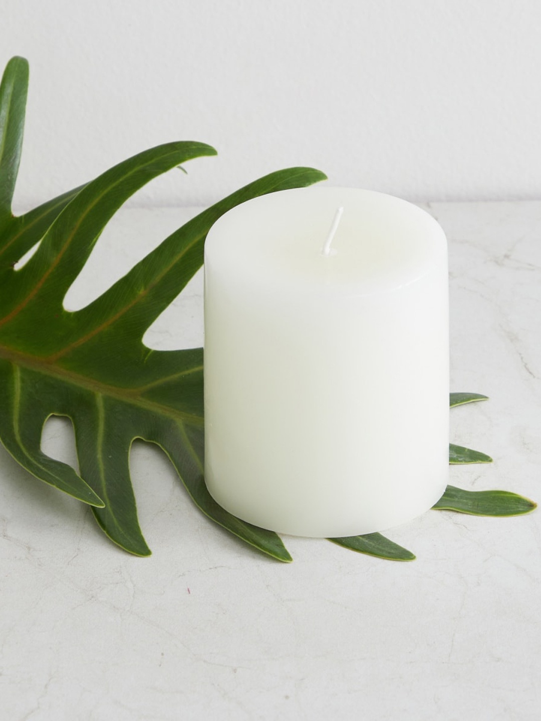

Home Centre Vanilla Pillar Candle, White